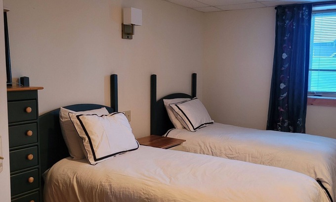North Troy Condo | Ski in & out on Grammy Jay—right next to the ski run + view of Grammy Jay.