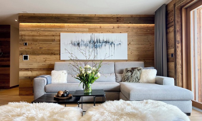 Heremence Apartment | Ski-in ski-out luxury chalet apartment with amazing mountain view and spa access