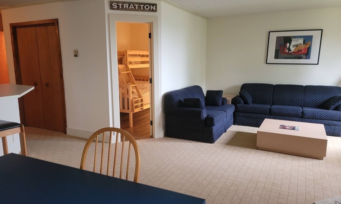 Stratton Mountain Condo | Ski on ski off condo