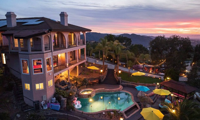 Escondido House | Sky Candy Estate - Sunrise+Sunset Views, Pool, Spa