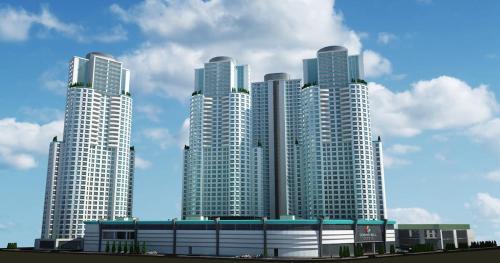 Skopje Region Apartment | Sky-High 1BR 30 Floor Spa,Gym Cevahir Tower A