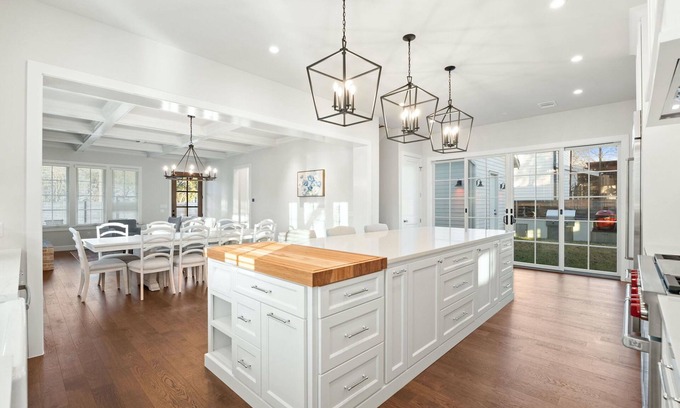 East Cesar Chavez House | Skyline Chic Farmhouse – Designer Home, Walk to Dining & Riverfront!