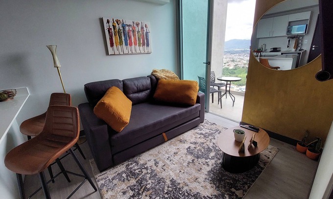 San Jose Apartment | Skyline Retreat Top Floor 1BR Apartment with Mountain Views