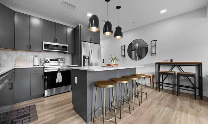 Traverse City Condo | Slabtown 203 Downtown Location with Two Balconies!