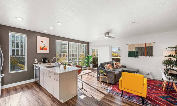 Downtown Salt Lake City Apartment | SLC Modern Retreat Pool & Parking