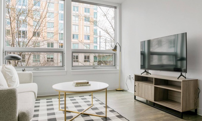 East Cambridge Apartment | Sleek East Cambridge 2BR w/Gym & W/D, near Lechmere T, by Blueground