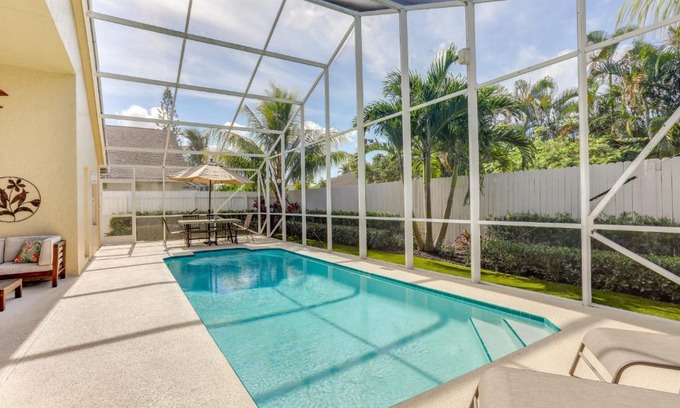 North Palm Beach Heights House | Sleek Jupiter Retreat with Lanai and Pool!