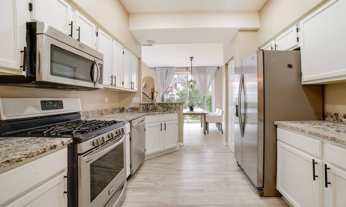 Forestview House | Sleek + Modern Lombard Townhome w/Pond View!