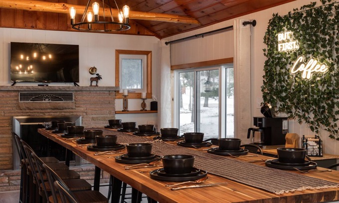 South Branch Cabin | Sleeps 14! Hot Tub, GAME ROOM, ORV Trails & EASY lake access!