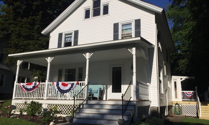 Sodus Point House | Sleeps 14, Lakeview Across from Historic Sodus Point Lighthouse.