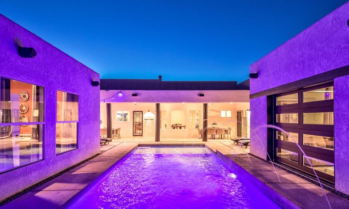 Lake Havasu City House | Sleeps 23: Luxury Retreat with Pool/Hot Tub, Casitas, Pet-Friendly, Near Riviera Marina