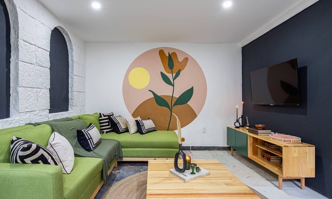 Oaxaca Villa | Sleeps 9, Outdoor Space, PingPong Table, in Villa