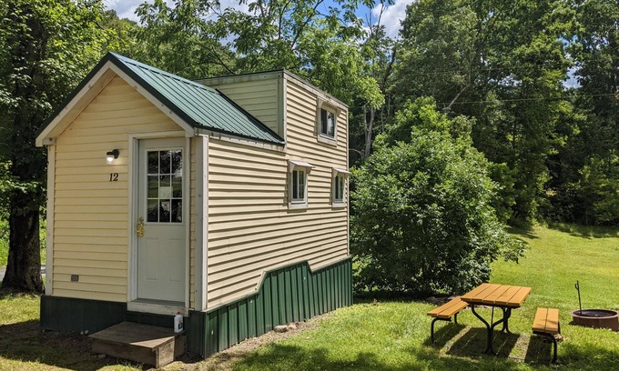 Lansing Hotel | Sleeps up to 2, electric, water, kitchenette, full bathroom, air conditioned/heated.