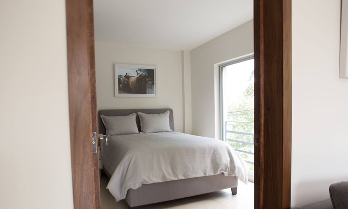 San Miguel Chapultepec Apartment | Slick apartment in gallery art district