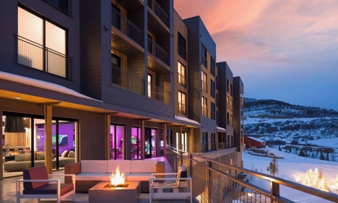 Park City Apartment | Slope Side Studio in the Heart of Canyons Village with Heated Pool and Hot Tub!