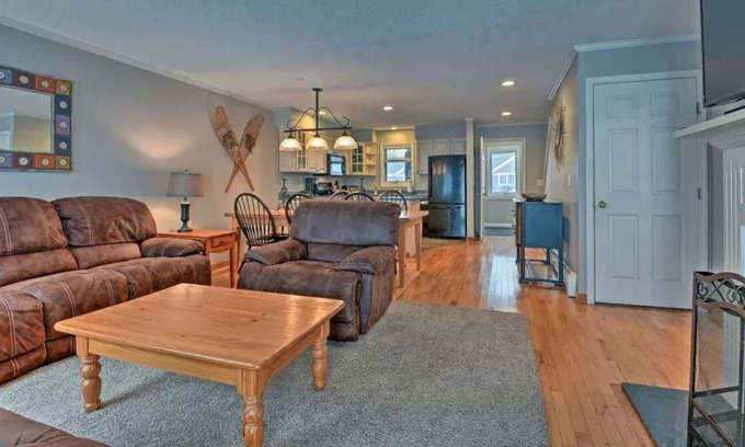 East Burke Condo | Slopeside Burke Mtn. Not your typical Rental- well appointed 3bd/2bath Condo