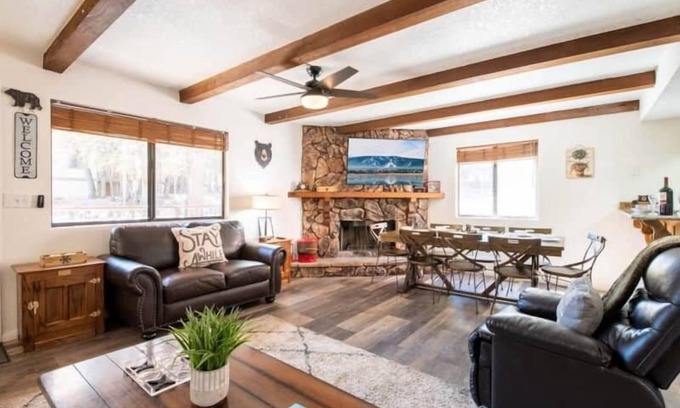 Summit Estates Ski Chalet | Slopeside Cabin B - Game room w Hot tub & Parking