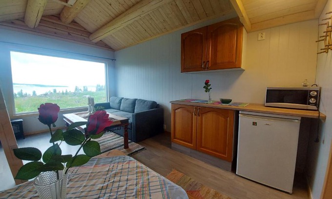 Hattfjelldal House | small camping cabbin with shared bathroom and kitchen near by