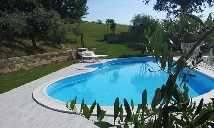 Santa Maria d'Alto Cielo House | Small Country House with pool and park