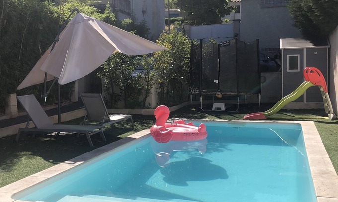 13th Arrondissement House | Small Provencal village house with garden and swimming pool
