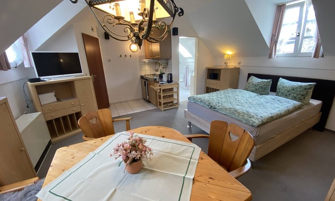 Zweifall Apartment | Small top floor apartment in a listed stone house in Eifel /Aachen