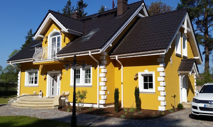 Swieta Lipka Apartment | Small yellow villa in Mazury - Apartment GROUND FLOOR