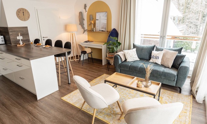 Bad Zwischenahn Apartment | SmartFewo: Wellenreiter | Penthouse | Sauna | Park