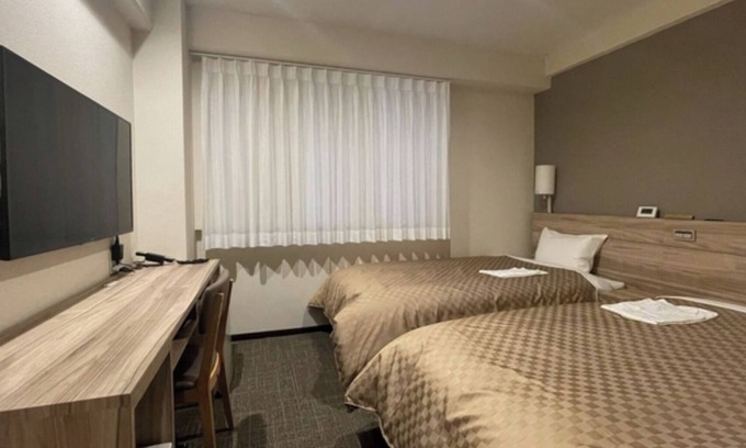 Ritto Hotel | Smoking Twin Room Main Building Room only Standard Plan/Kusatsu Shiga