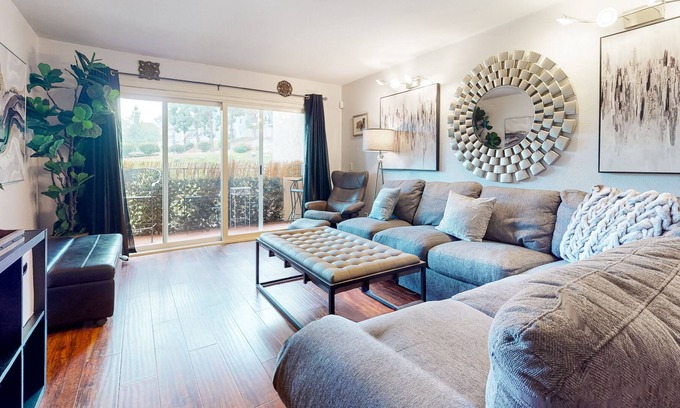 Olde Carlsbad Condo | Snowbird-friendly condo w/ pool, hot tub, balcony, washer/dryer & tennis court