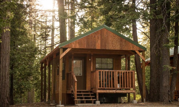 Emigrant Gap Resort | Snowflower Camping Resort Cabin 4