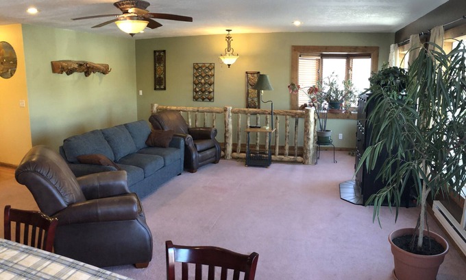 West Yellowstone Condo | Snowmobile trailer parking. Quiet, secure, in town