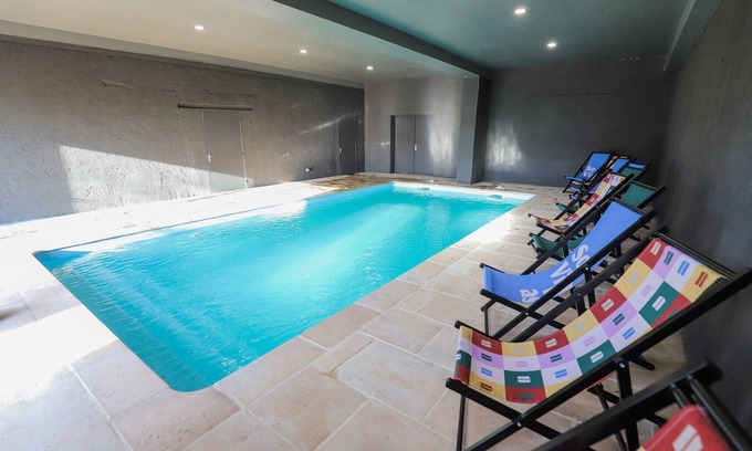 Saint-Leger-sur-Vouzance Villa | So Villa Vouzances (03) - Heated indoor pool - Basketball - 2h Lyon - 45 p.