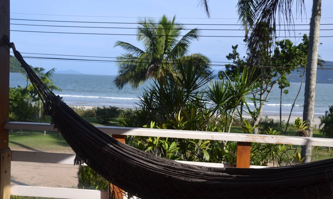Lagoinha House | Sobrado foot in the sand, overlooking 180 the beach, balcony, 6 bedrooms and 3 bathrooms