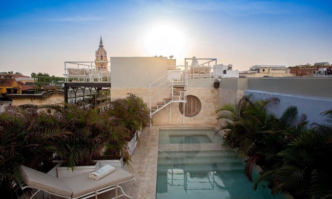 Cartagena Walled City Villa | Sol De Alba - Old City 13 Bdr 14.5 Baths Pool Rooftop Bar Staff