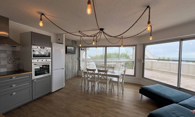 Le Couchant Apartment | Sol-y-Days Ulysse Plage, Apartment with sea view terrace