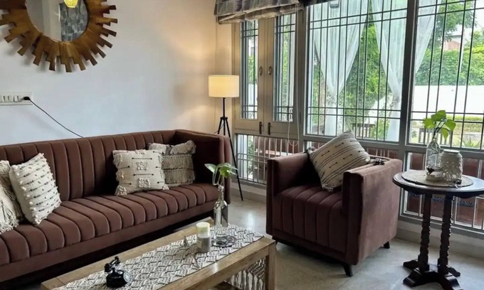 Sitapura Villa | Solanki Farm & Pool Villa Gardens Jaipur .nn