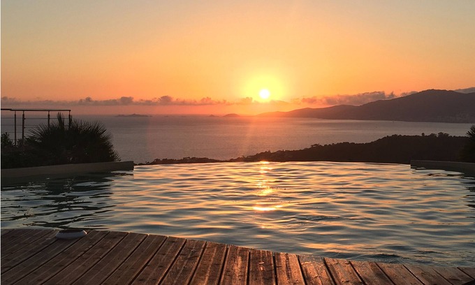 Albitreccia Villa | SoleVilla Sole Rossu furnished 5 * - Panoramic sea view ☀️ Heated pool