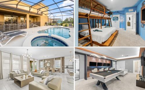 Loughman House | Solterra Resort Gem: Private Pool, Game Room, Bunk Beds & Family-Friendly Design