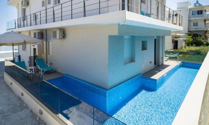 Agii Apostoli Apartment | Sonja 2 apartment,pool,Beachfront,Chania