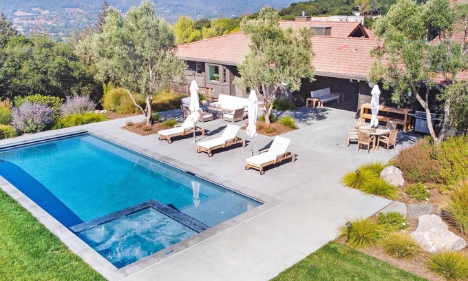Fetters Hot Springs-Agua Caliente House | Sonoma Hilltop Estate with 3 Bedrooms and Pool - Includes Wine Tasting Passport