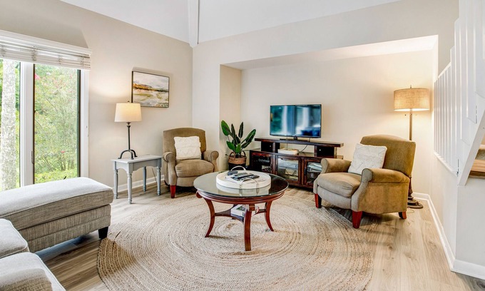 Spinnaker Beachhouses Villa | Sophisticated villa with private deck, just a short walk to the beach