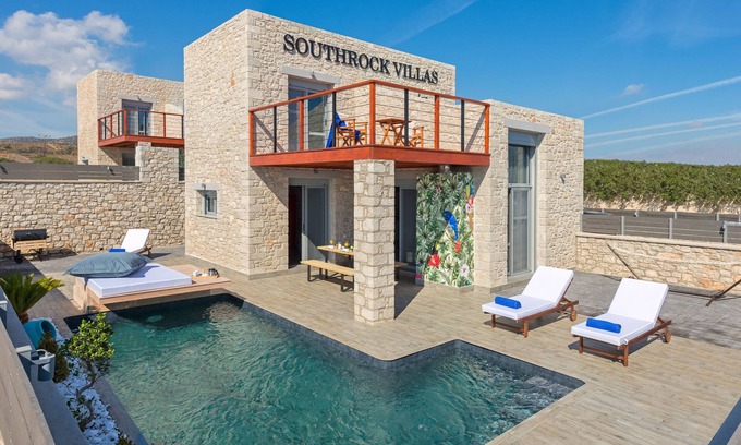 Lahania Villa | Southrock Villas - 5 Bed Superior Seaview Villa with Private Pool