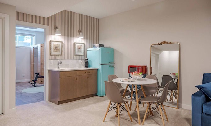 Southwest Calgary House | Spa-Like Private Suite | Sauna, Gym, Heated Floors | SW Calgary Retreat
