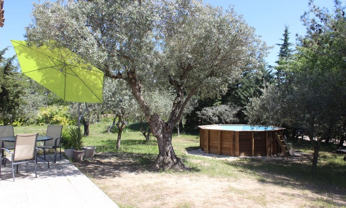 Saint-Pierre-de-Vassols Villa | Space & light on ground 1200 m2 planted with Provence olive trees 4 km from Mt Ventoux