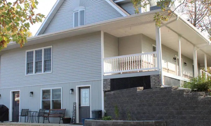 Roseau Apartment | Spacious 2 bedroom 1 bath basement apartment in Gray House on the Hill