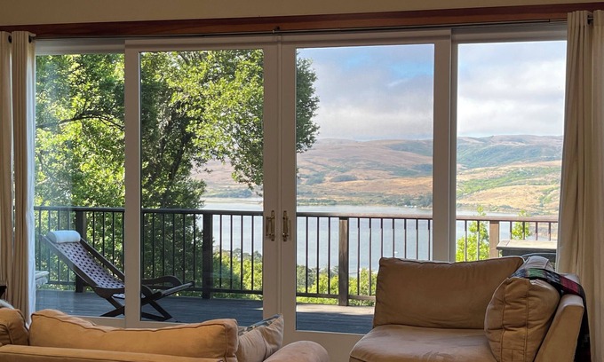 Inverness House | Spacious, 2-bedroom, 2-bathroom house with breathtaking view of Tomales Bay.