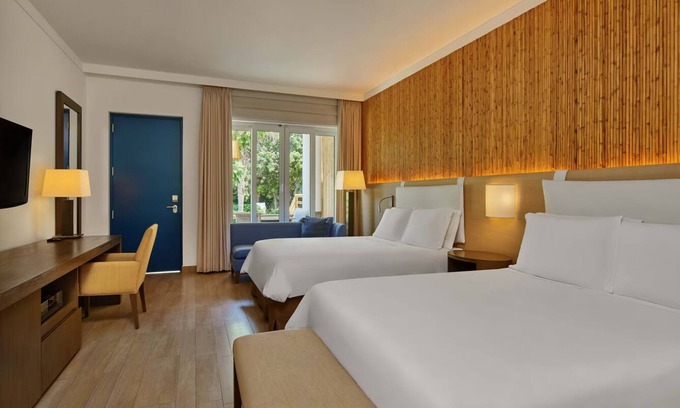 Pisco Hotel | Spacious 2 Queen Garden Room in Paracas with 2 Outdoor Pools & Free Parking