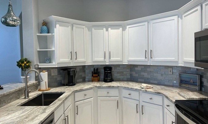 Tropical Cove Condo | Spacious 3 BR, 2 bath condo in Gated Golf Community, private pool, near beaches.