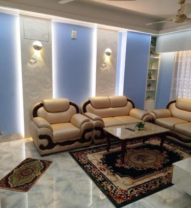 Dhaka Apartment | Spacious 3BR Family Stay with AC