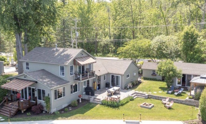Geneseo House | Spacious 4-bedroom house on Conesus Lake. 110 feet of lakefront with hot tub